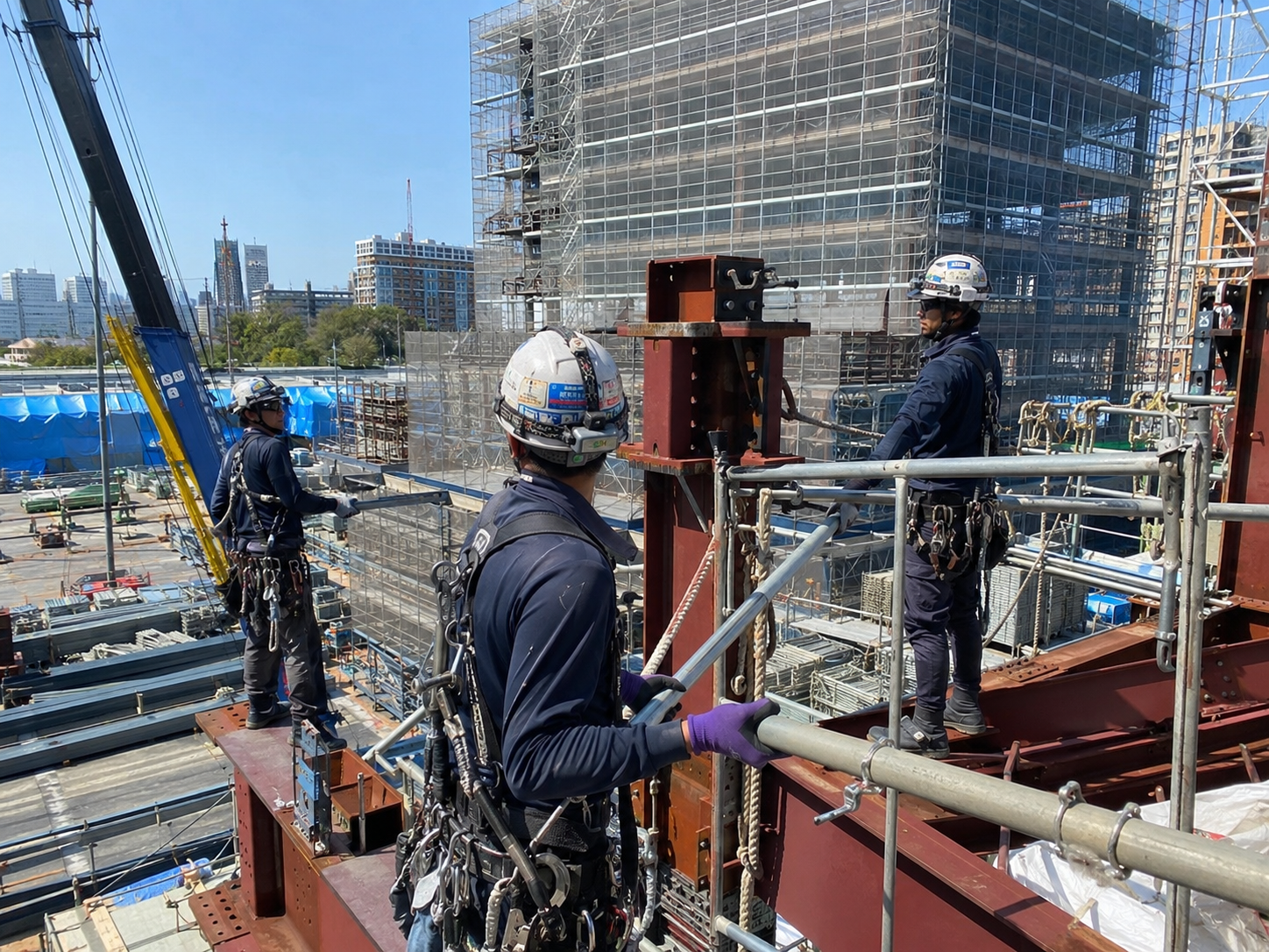 鳶工事の施工現場